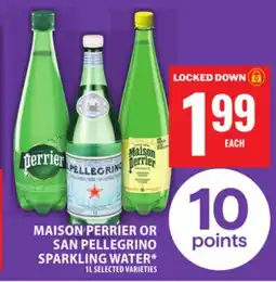 Food Basics MAISON PERRIER OR SAN PELLEGRINO SPARKLING WATER offer