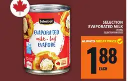 Food Basics SELECTION EVAPORATED MILK offer