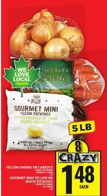 Food Basics YELLOW ONIONS OR CARROTS offer
