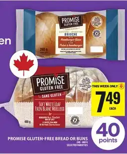 Food Basics PROMISE GLUTEN-FREE BREAD OR BUNS offer