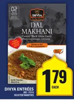 Food Basics DIVYA ENTRÉES offer