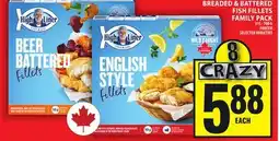 Food Basics HIGH LINER BREADED & BATTERED FISH FILLETS FAMILY PACK offer