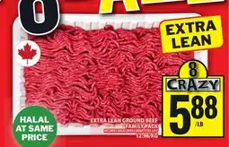 Food Basics EXTRA LEAN GROUND BEEF FAMILY PACK offer