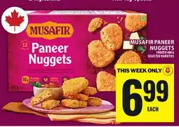 Food Basics MUSAFIR PANEER NUGGETS offer