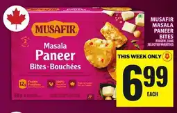 Food Basics MUSAFIR MASALA PANEER BITES offer