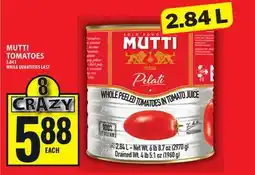 Food Basics MUTTI TOMATOES offer