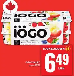 Food Basics IÖGO YOGURT offer