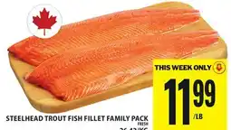 Food Basics STEELHEAD TROUT FISH FILLET FAMILY PACK offer