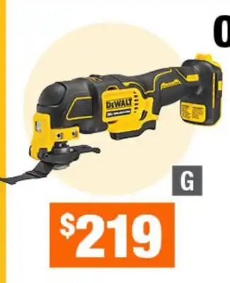 Home Depot Atomic Brushless oscillating multi tool offer