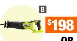 Home Depot HP Brushless Reciprocating saw (tool only) offer