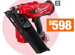 Home Depot 3-1/2 30-degree framing nailer offer