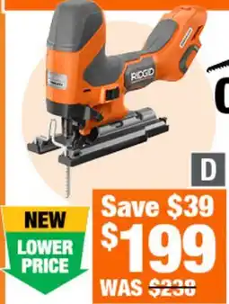 Home Depot Barrel grip jig saw offer