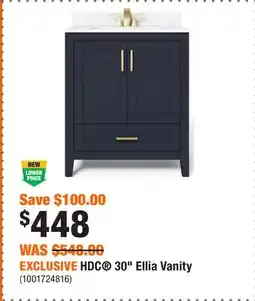Home Depot EXCLUSIVE HDC 30 Ellia Vanity offer