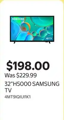 Walmart 32H5000 SAMSUNG TV offer