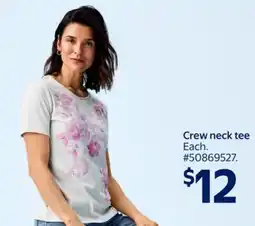 Walmart Crew Neck Tee offer