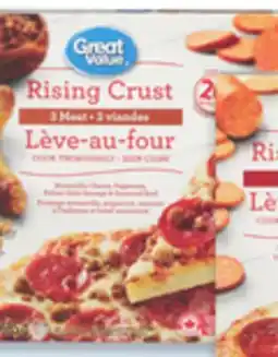 Walmart Great Value rising crust pizza offer