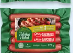Walmart Zabiha Halal chicken sausages offer