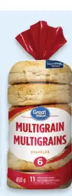 Walmart Great Value bagels offer