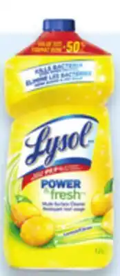 Walmart Lysol Toilet Bowl Cleaner 710 mL, pours 1.2 L or Bathroom Triggers 650 mL - 946 mL offer