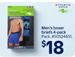 Walmart Men's boxer briefs 4-pack offer