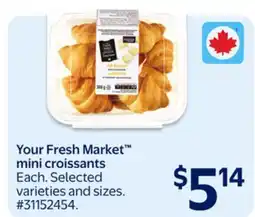 Walmart Your Fresh Market mini croissants offer