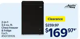 Walmart Arctic King 2-in-1 3.5-cu. ft. Chest freezer offer