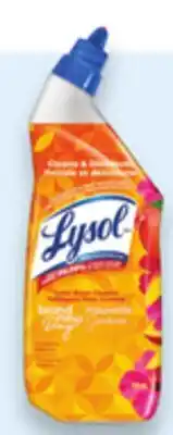 Walmart Lysol Toilet Cleaner 710 ml, pours 1.2 L or Bathroom Triggers 650 ml - 946 ml offer