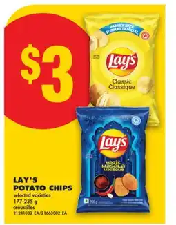 No Frills LAY'S POTATO CHIPS offer