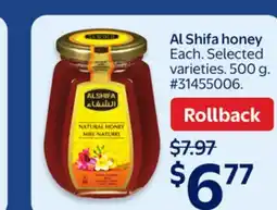 Walmart Al Shifa honey offer