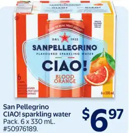 Walmart San Pellegrino CIAO! sparkling water offer