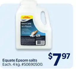 Walmart Equate Epsom salts offer