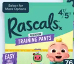 Walmart Rascals super econo pack training pants offer