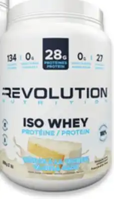 Walmart Revolution Nutrition Iso Whey protein powder offer