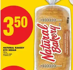 No Frills NATURAL BAKERY RYE BREAD offer
