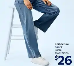 Walmart Iyla Knit denim pants offer