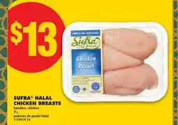 No Frills SUFRA HALAL CHICKEN BREASTS, 3' s offer