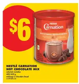 No Frills NESTLÉ CARNATION HOT CHOCOLATE MIX, 400/450 g offer
