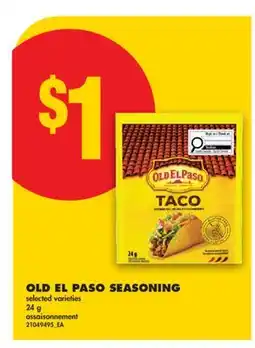 No Frills OLD EL PASO SEASONING offer