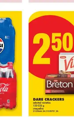 No Frills DARE CRACKERS offer