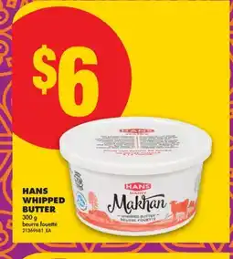 No Frills HANS WHIPPED BUTTER offer
