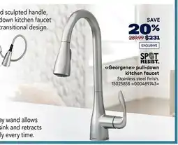 RONA Georgene pull-down kitchen faucet offer