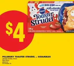 No Frills PILLSBURY TOASTER STRUDEL OR SCRAMBLES, 204/326 G offer