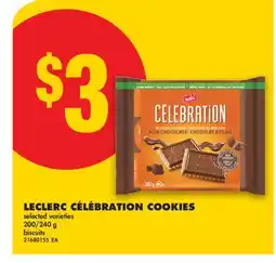 No Frills LECLERC CÉLÉBRATION COOKIES, 200/240 g offer