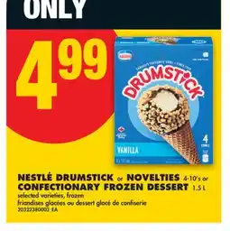 No Frills NESTLÉ DRUMSTICK or NOVELTIES, 4-10' s or CONFECTIONARY FROZEN DESSERT offer