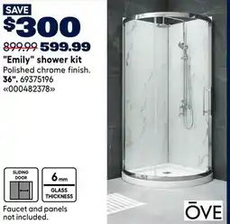 RONA OVE 36 Emily shower kit offer