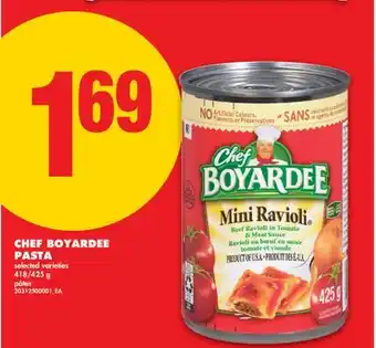 No Frills CHEF BOYARDEE PASTA, 418/425 g offer