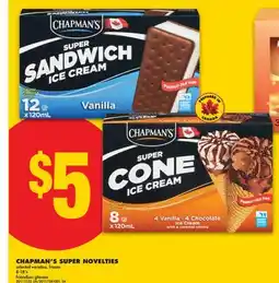 No Frills CHAPMAN'S SUPER NOVELTIES, 8-18's offer