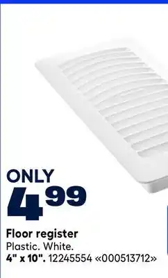 RONA VALU+ Floor register offer