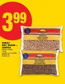 No Frills SURAJ DRY BEANS or LENTILS offer