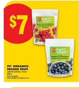 No Frills PC ORGANICS FROZEN FRUIT offer